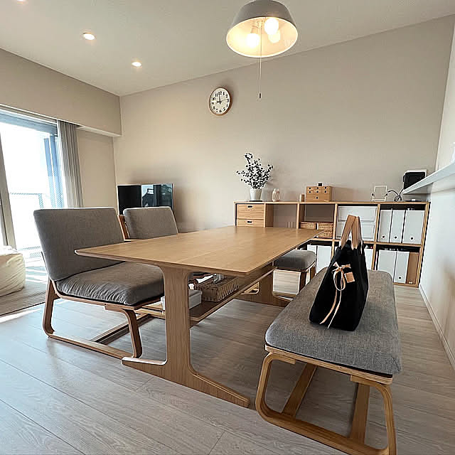5人家族,新築マンション,すっきり暮らす,マンション暮らし,子供のいる暮らし,無印良品,縦長リビング,マンションライフ,縦長の部屋,ワーママ,リビングダイニング,Lounge MAYUの部屋
