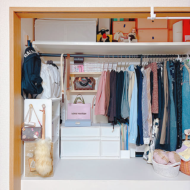 Bedroom,スッキリ可愛く♡,押し入れ収納,like-it,Fits 収納ケース,賃貸,ナチュラルインテリア,賃貸でも楽しく♪,いつも見てくださって、感謝です♡,素敵な出会いに感謝♡,後ほどお邪魔します♡ yuyuの部屋