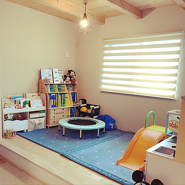 こどもと暮らす,こどものいる暮らし,子供部屋,ニトリ,子どもスペース,小上がり和室,女の子のママ,小上がり和室スペース,Lounge mamesuchoの部屋