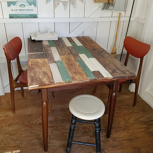 My Desk,ナチュラル,DIY,手作り,小屋,リメイク,テーブル,節約,古物 cotubuの部屋