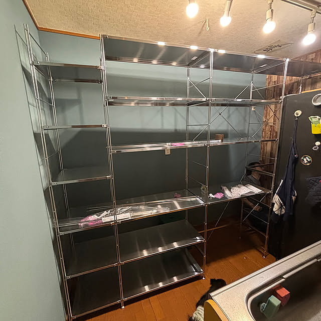 Kitchen,無印良品 棚,無印良品 収納,無印良品週間,無印良品,リノベーション,DIY,壁紙屋本舗 BLENDAGARAGEの部屋