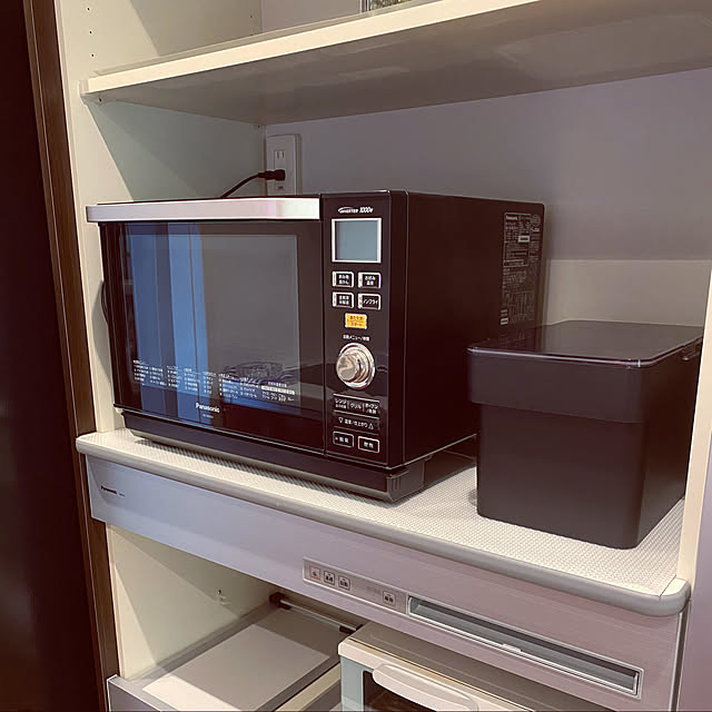 山崎実業 tower,米びつ,Panasonic,Kitchen fuuchanの部屋