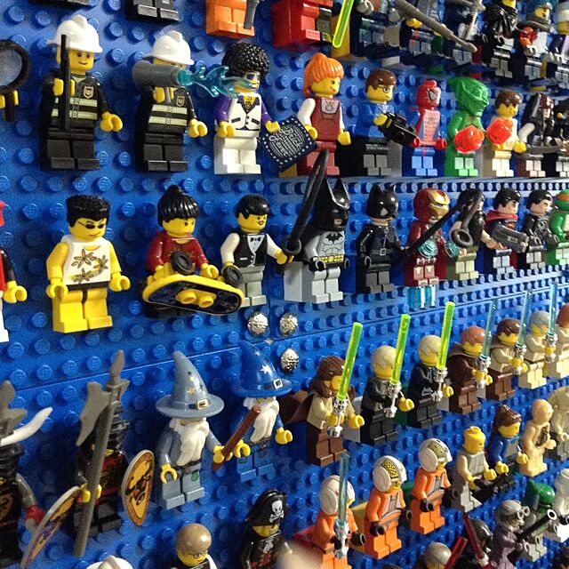 On Walls,収納,LEGO,レゴ,フィギュア,コレクション aohaの部屋