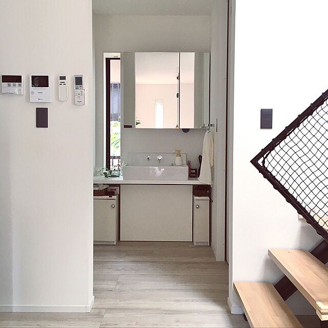 洗面台,洗面所,パナソニックのスイッチ・コンセント,Bathroom Sakkoの部屋