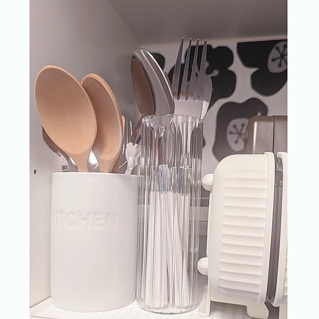 Kitchen,セリア,ダイソー,ダイソーフラワーベース,カトラリースタンド,フランフラン,Francfranc,インテリア,ワンルーム,一人暮らし,1人暮らし,1K,1R,レオパレス,ひとり暮らし,賃貸インテリア,1K 1人暮らし,賃貸でも諦めない!,ひとり暮らし 1K,1K ひとり暮らし,レオパレス21,一人暮らしインテリア,ひとり暮らしインテリア,レオパレスでも諦めない,レオパレスだからできる事,キッチン収納,カトラリー収納 megurinの部屋