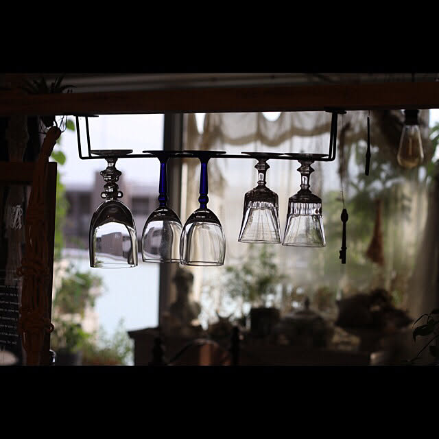 Kitchen,キッチンカウンターからの眺め,アンティーク,ブログやってます♪,vintage,Shabby Chic,shabbby chic,フレンチシック,French,セルフリフォーム,antique,骨董品,セリアアイアンバー Rinrinfrenchの部屋