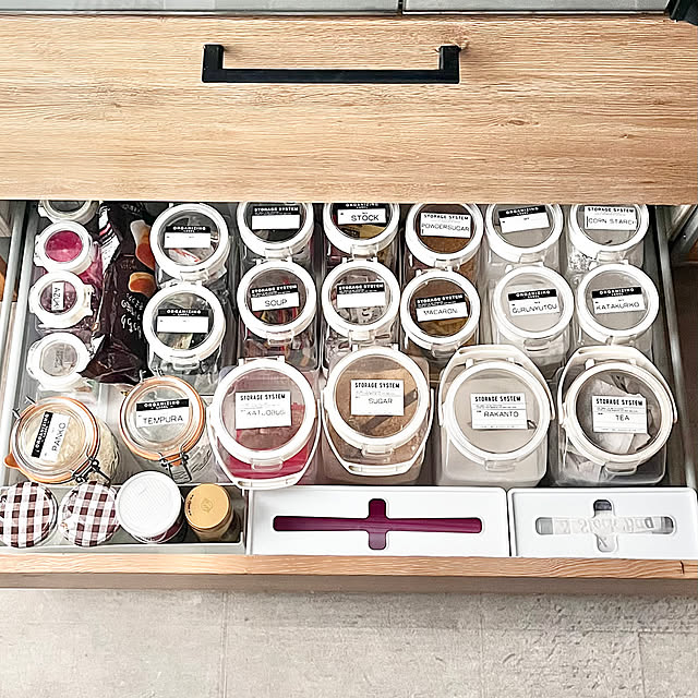 調味料収納,フレッシュロック 白パッキン,フレッシュロック,キッチンの工夫,キッチン,キッチンアイテム samanthakitchenの部屋