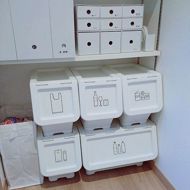 My Shelf,収納,資源ごみ収納 nasieの部屋