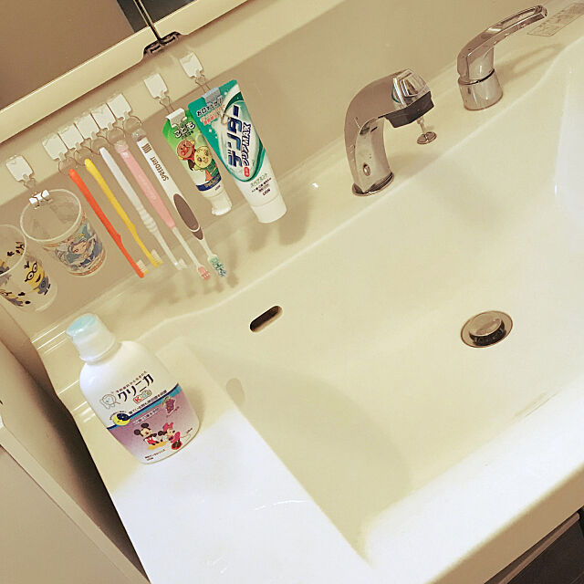 Bathroom,歯ブラシ,洗面所,ダイソー,100均,ハンドメイド,洗面所DIY hanana...の部屋