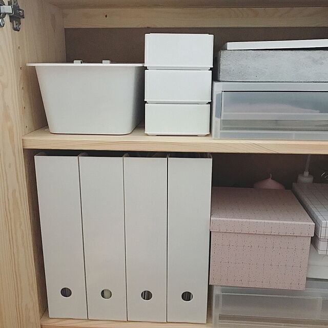 My Shelf,収納,ソストレーネグレーネ,無印良品,ファイルケース,セリア,リピート品 saooo39の部屋