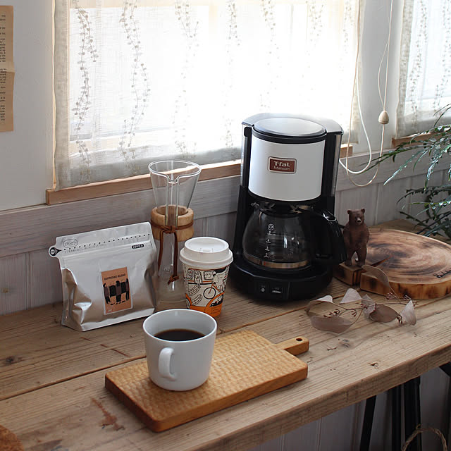 My Desk,おうちカフェ,ティファール,メゾンシリーズ,お家カフェ,おうち時間,DIY,コーヒーメーカー,珈琲のある暮らし,Tifal,ティファールコーヒーメーカー,T-faL,韓国インテリア,ナチュラルインテリア comiriの部屋