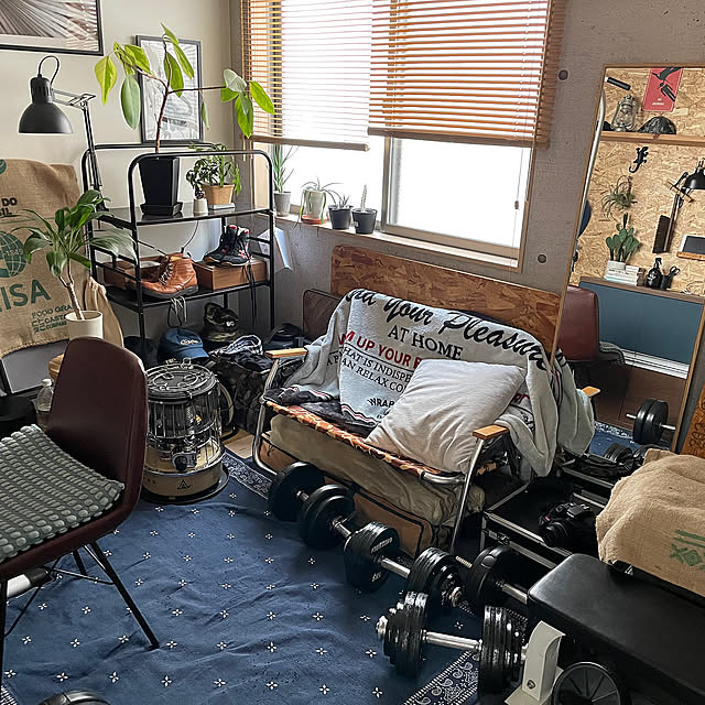 My Desk,観葉植物,男前,プライベート空間,アウトドア Yoshikazuの部屋