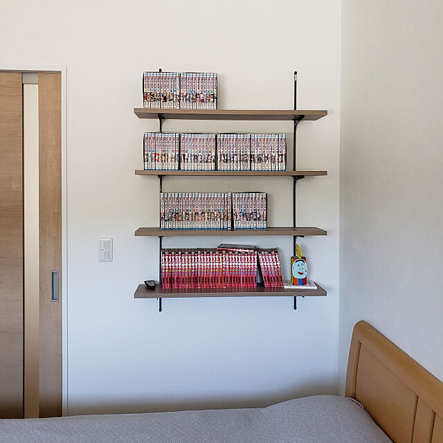 Bedroom,寝室,コミック棚,LIXILドア tani0101の部屋