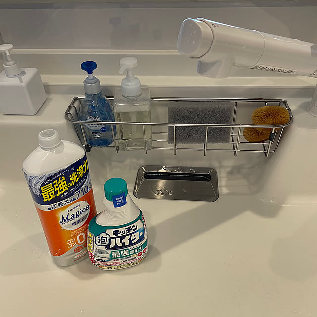 Kitchen,おうちピカピカDAY,サンサンスポンジ,Magica酵素＋,キッチン泡ハイター,ラクシーナ パナソニック,スゴピカ素材(有機ガラス系),ナチュラル,シンプル,お気に入りの場所,癒しスペース,シンプルインテリア,好きな眺め,すっきり暮らす,狭いなりに使いやすく hitomi515の部屋