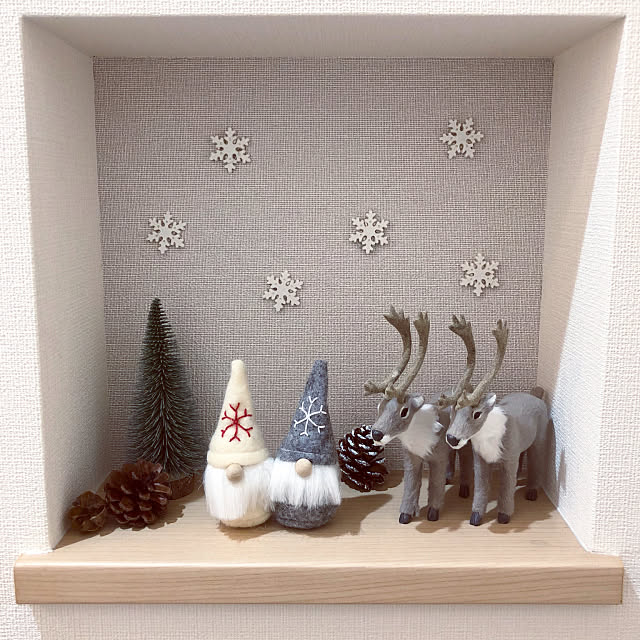 My Shelf,セリア,クリスマス,ダイソー,ニッチディスプレイ Mamiyの部屋