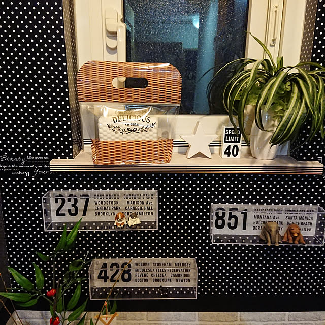 Bathroom,ダイソー,ラッピング袋,フェイクグリーン,花瓶 Lumiの部屋