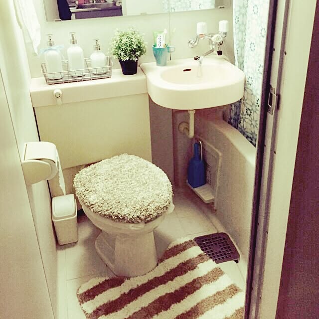 Bathroom,ユニットバス,一人暮らし,IKEA,ニトリ Mamiの部屋