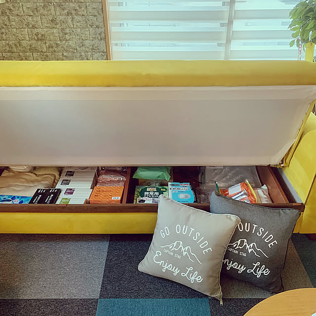 Lounge,クッションシュラフ,ソファベッド,防災備蓄,イベント参加,防災,キャプテンスタッグ kaerunoameriの部屋