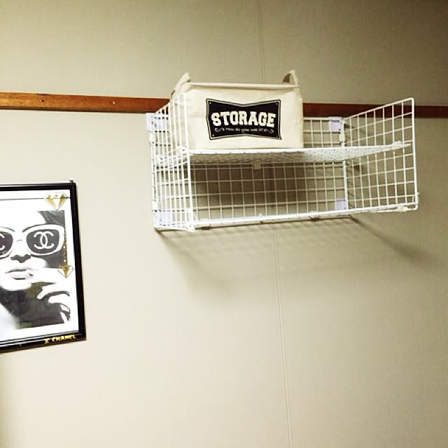 My Shelf,ワイヤーネット,DIY yukinkoyukiの部屋