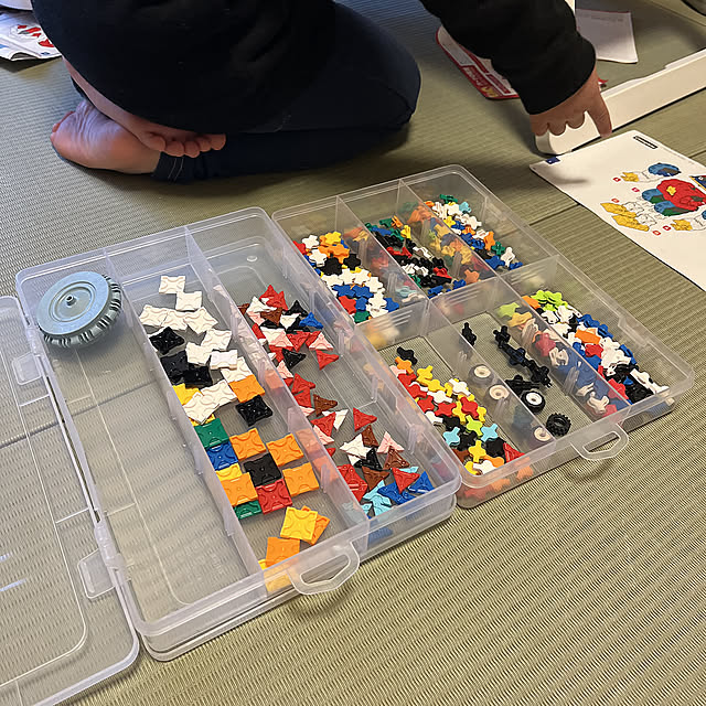 LaQ収納,100均,おもちゃ収納,My Shelf beの部屋