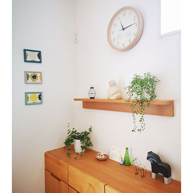 My Shelf,北欧ナチュラル,北欧,北欧インテリア,しろくま貯金箱,インテリアグリーン,夏インテリア,無印良品 壁に付けられる家具 hacoralの部屋