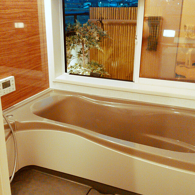 Bathroom,お風呂,露天風呂風,月見風呂,DIY CHIKAMATSUの部屋