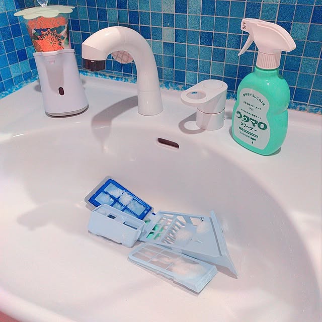 Bathroom,大掃除,見てくれてありがとうございます♡,いいね＆コメントいつもアリガトウ♡,RCの出会いに感謝♡,ウマタロ,電気カバー,洗濯機周り Miyumamaの部屋