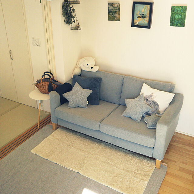 IKEAのソファとクッションで自分だけのリラックス空間♪ | RoomClip 