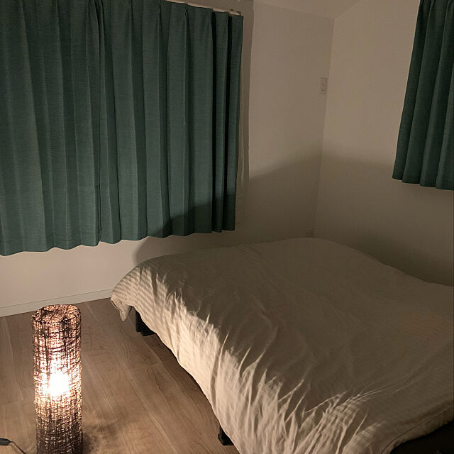 落ち着く寝室,ニトリ,照明,Bedroom NuiNuiの部屋