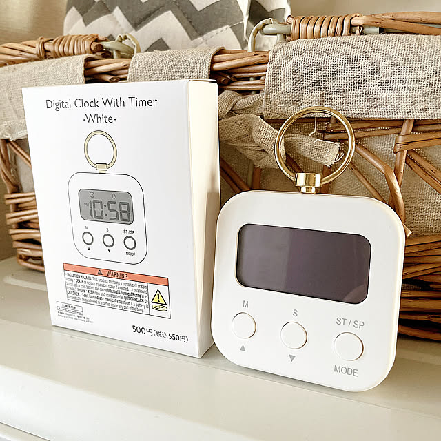 Kitchen,キッチンタイマー,マグネット,デジタル時計,ナチュラルインテリア,いつもいいねやコメありがとうございます♡ asami.の部屋