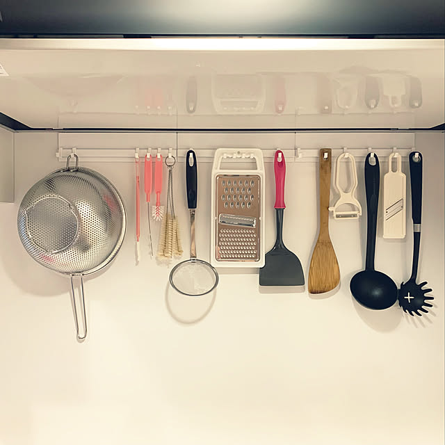 調理器具吊り下げ収納,マグネットキッチンフック,ニトリ,Kitchen toshyの部屋