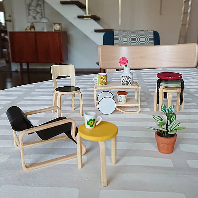 My Desk,インテリア,artek,アルテック,ガチャガチャ,ミニチュア,artekjapan,趣味 asmaの部屋