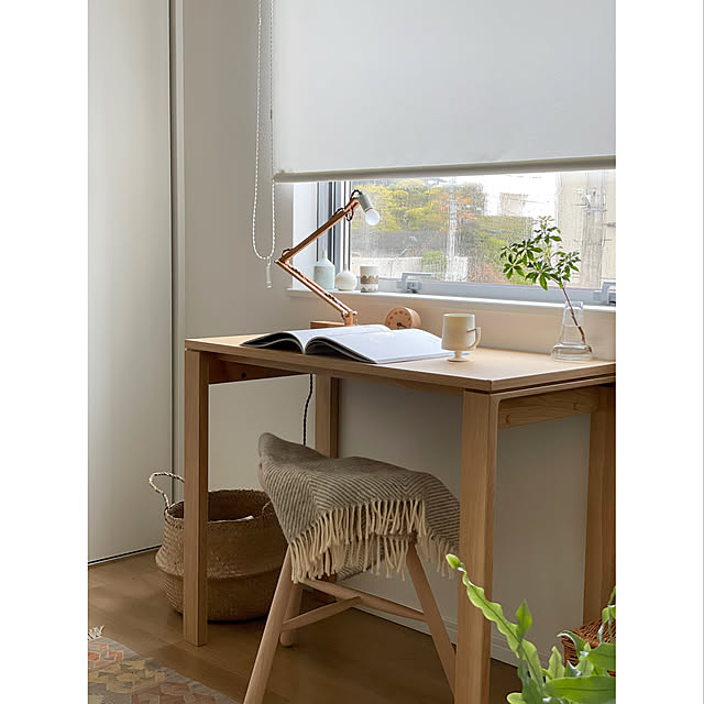 シューメーカーチェア,カリモク家具,スタディスペース,おうち時間,グリーンのある暮らし,chikuni,My Desk hanatomidorinoheyaの部屋