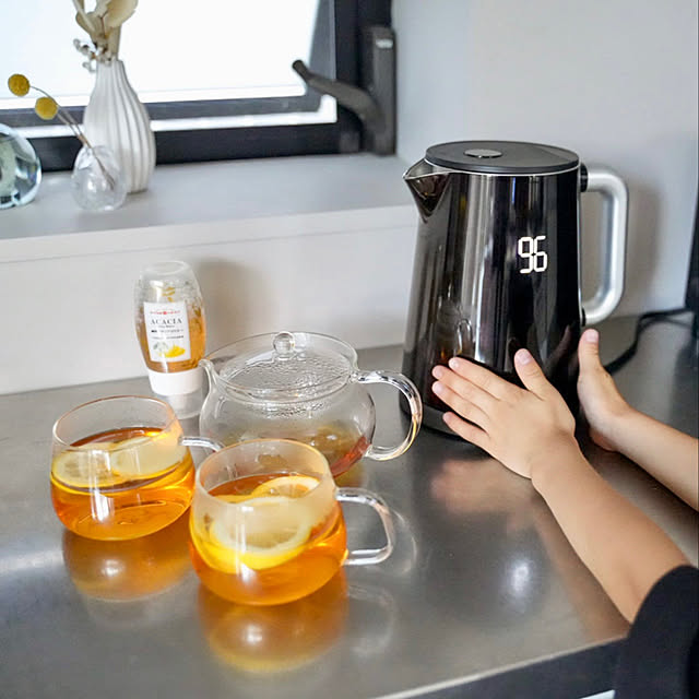 温度コントロールタイプ,ティファール,おうちカフェ,電気ケトル,Kitchen,息子の手♡ marocoの部屋