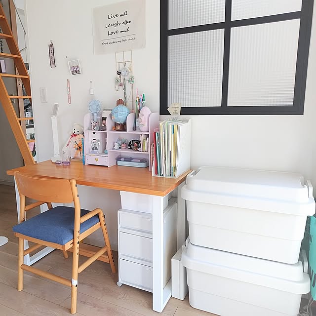 Overview,シンプルな暮らし,毎日の暮らし,暮らしを整える,小さなお家,こども部屋,こども部屋作り,こども部屋インテリア,すっきり暮らす,すっきり暮らしたい,無印良品,無印良品 収納,頑丈収納ボックス yamamaの部屋