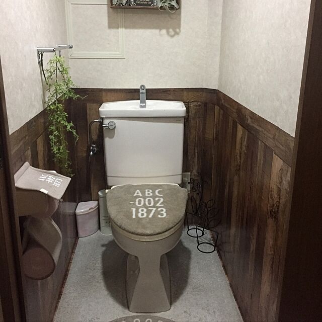 Bathroom,ダイソーリメイクシート,salut! kiyomiの部屋
