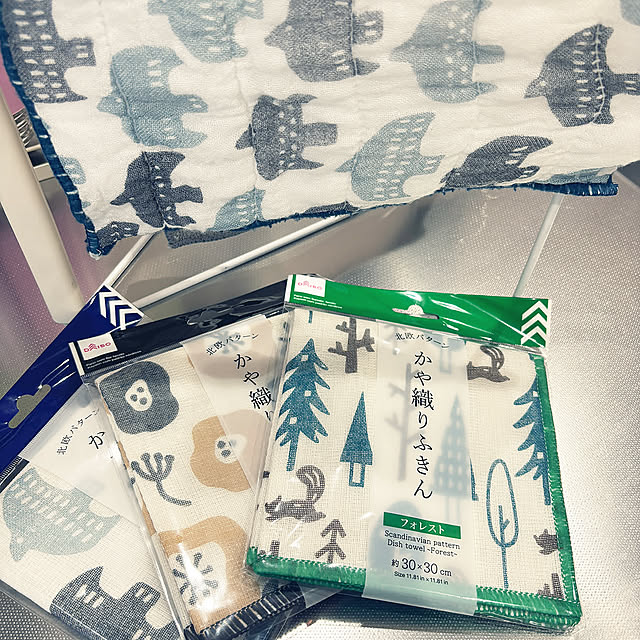 Kitchen,かや織りふきん,Daiso,リピート買いアイテム nachiの部屋