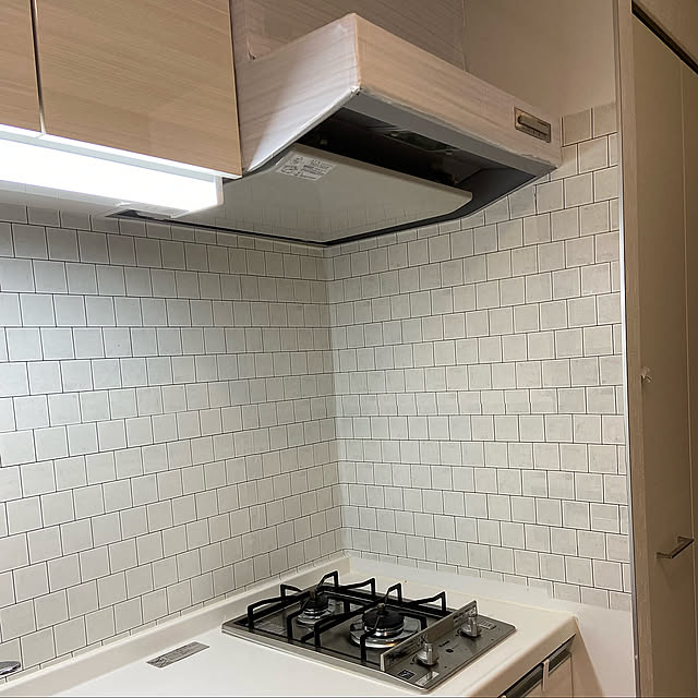 一人暮らし,1K,1K 部屋作り,ナチュラル,100均,セリア,レンジフードリメイク,DIY,レンジフード,Kitchen aemi_ohの部屋