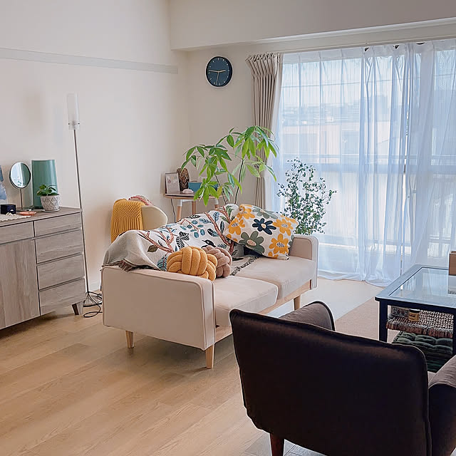 Lounge,二人暮らしのインテリア,居心地の良い空間作り,築古賃貸マンション,リノベーション賃貸,ソファーのある暮らし m1k1tar0の部屋