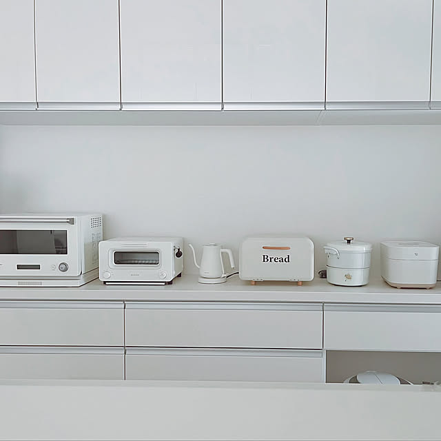 Kitchen,バルミューダ,モノトーン,ホワイトインテリア,海外インテリア,ホテルライク,ホワイトハウス,子どもと暮らす,シンプルな暮らし,LIXIL chimiの部屋
