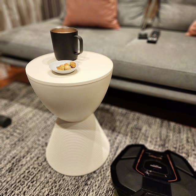 Lounge,夜のリラックスタイム,シックスパッド フットフィット,シックスパッド,カフェインレスコーヒー,無印良品マグカップ,プリンスアハ,毎晩のルーティン,くつろぎ時間,くつろぎの場所,お気に入り,お気に入りの場所,お気に入りスペース,お気に入りマグカップ,ソファ,ソファのある暮らし,リーンロゼ,リーン・ロゼ,ドライフルーツ 75の部屋