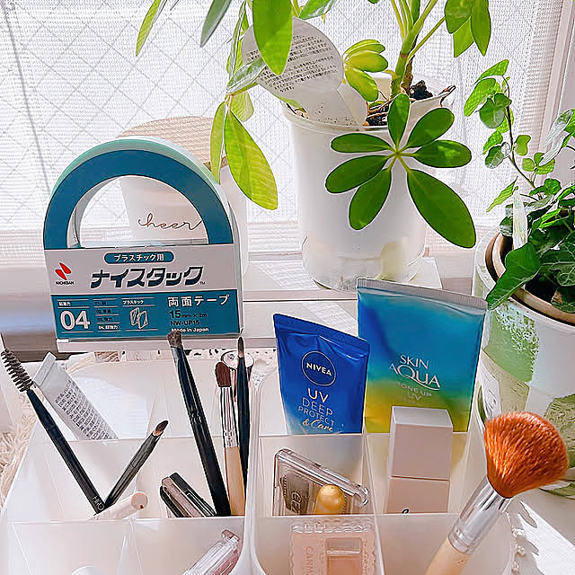 Overview,モニター3枚目,2023.10.22,洗面台下収納,化粧品ケース,ナチュラルインテリア,両面テープ,おうち時間を楽しむ,ホワイトが好き♡,暮らしを楽しむ,ナチュラルが好き,ニチバン,モニター参加中,ナイスタック,整理収納,無印良品 maki.nero.1818の部屋