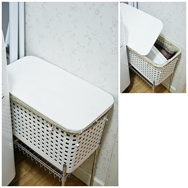 Kitchen,資源ごみ置き場,収納アイデア,イベント参加,家事動線,分別ゴミ箱,家事室,ユーティリティ,スチールシェルフ,ダイソーのパーツ,DIY hakoniwaの部屋
