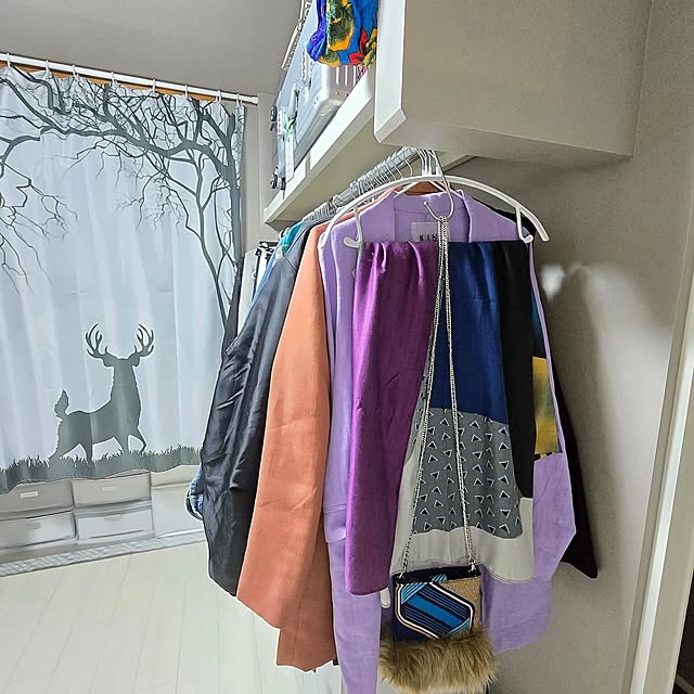 Bedroom,いつもいいねやコメありがとうございます♡,ルームクリップの出会いに感謝✨,クローク内の収納 cafe0415hの部屋