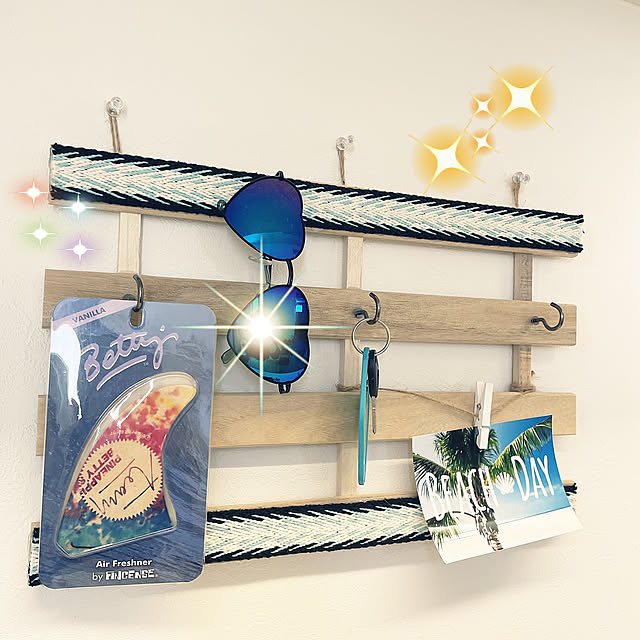 プチプラインテリア,海を感じる部屋,西海岸風,bayFLOW,海を感じるインテリア,西海岸スタイル,ダイソー,雑貨,100均,DIY,Entrance ayakaの部屋