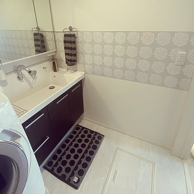 Bathroom,しまむら　season reason,しまむら　バスマット,買ってよかったもの Haruの部屋