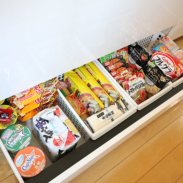 Kitchen,ローリングストック,引き出し収納,収納,100均,キッチン収納,ストック,すっきり,整理,食品収納,整理収納,整理整頓,収納アイデア tomoccoの部屋