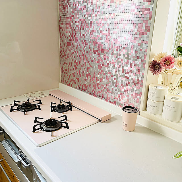 Kitchen,メタルタイルシールMetalmo,排気口カバー,シリコンマット,調理台保護マット,キッチンアイテム,定番アイテム choco-curiの部屋