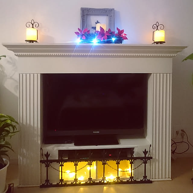 Lounge,マントルピースDIY,製作過程その④ Bienvenueの部屋