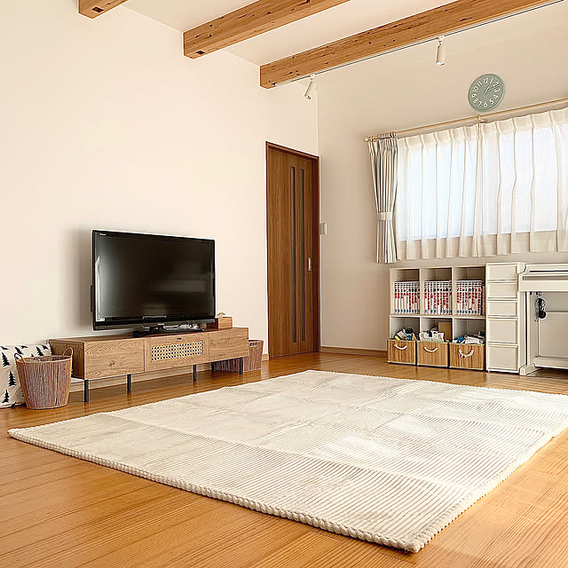 Lounge,お気遣いなく☺︎,イベント用に再投稿,冬の模様替え,ナチュラル,ラグ,ベージュ,冬,秋冬ラグ,ラグマット,ふわふわ,冬支度,ふかふか,あったかマット,見てくださってありがとうございます♡ koko_hikaの部屋